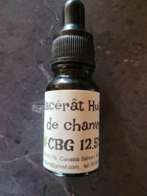 MACERAT HUILEUX CBG 12.5% Full Spectrum 10ml